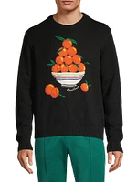 Pyramide D'oranges Intarsia Sweater