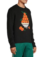 Pyramide D'oranges Intarsia Sweater