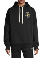 Logo-Embroidered Cotton Hoodie