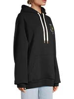 Logo-Embroidered Cotton Hoodie