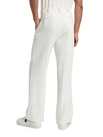 Stretch-Wool Straight-Leg Trousers