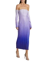 Les Éléments Gatsby Off-The-Shoulder Dress