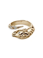 Naga 14K Yellow Gold & 0.10 TCW Diamond Ring