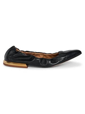 Leather Ballet Flats