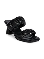 65MM Padded Leather Sandals