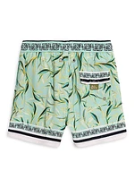 Little Boy's & Boy's Diving Into Dreams Nick Korin Swim Trunks