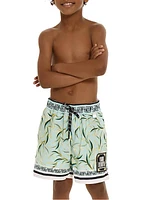 Little Boy's & Boy's Diving Into Dreams Nick Korin Swim Trunks