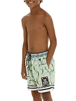 Little Boy's & Diving Into Dreams Nick Korin Swim Trunks