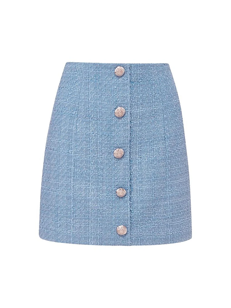 Rubra Tweed Miniskirt