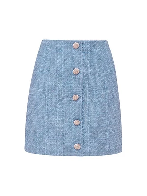 Rubra Tweed Miniskirt