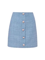 Rubra Tweed Miniskirt