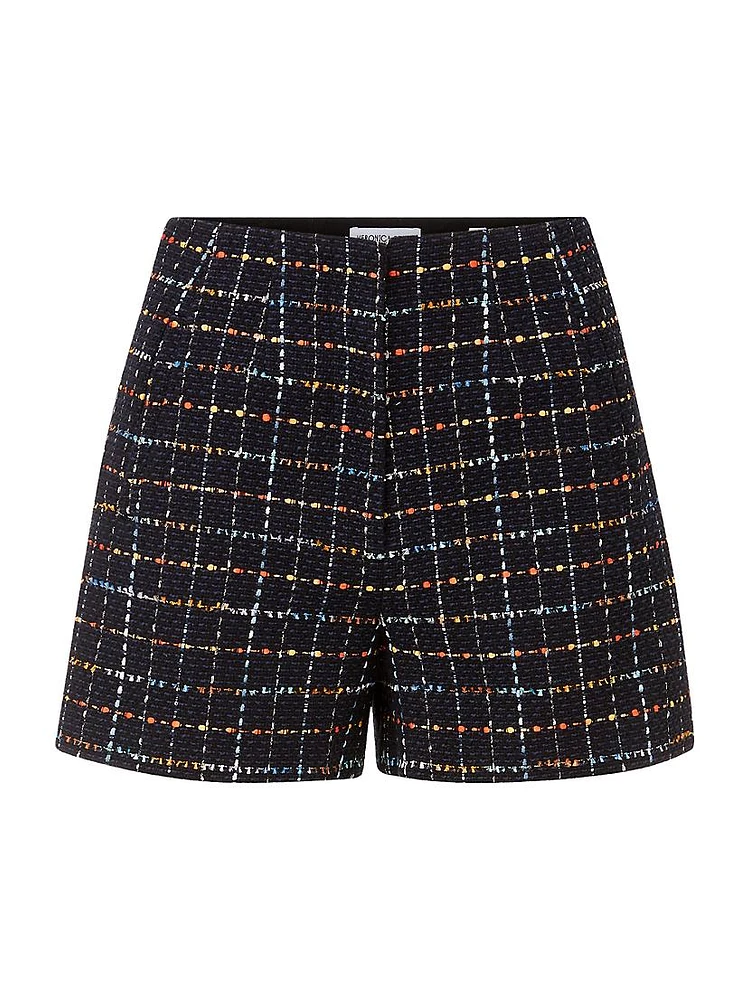 Jazmin Cotton-Blend Tweed Shorts