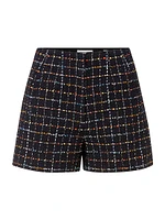 Jazmin Cotton-Blend Tweed Shorts