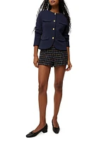 Jazmin Cotton-Blend Tweed Shorts