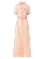 Millie Cotton-Blend Organza Maxi Dress