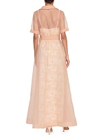 Millie Cotton-Blend Organza Maxi Dress