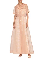 Millie Cotton-Blend Organza Maxi Dress