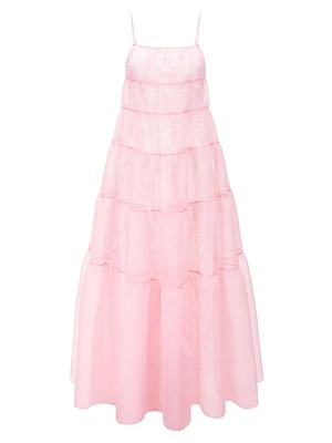 Whitley Cotton-Blend Organza Gown