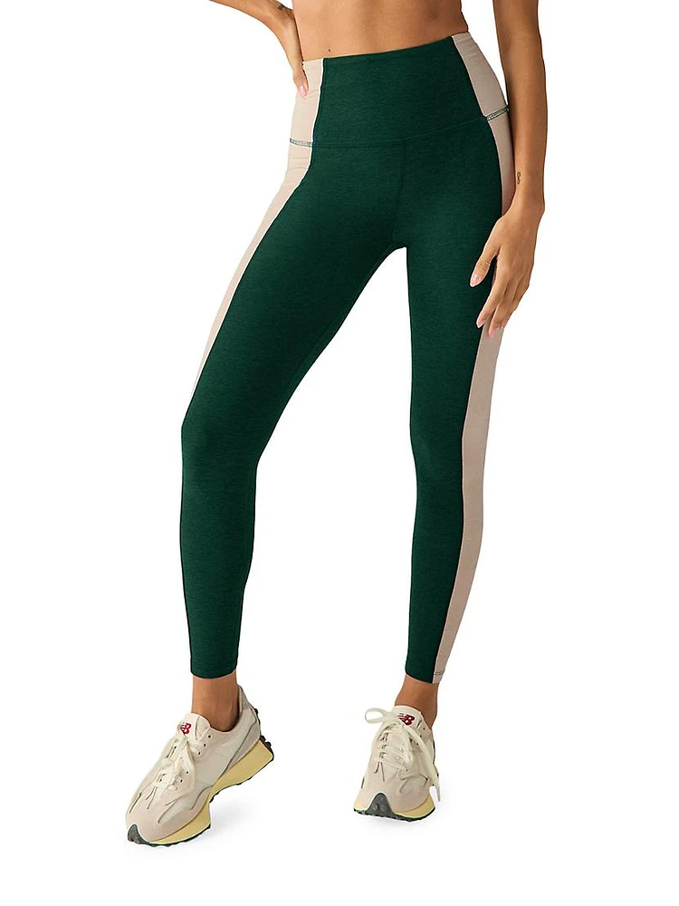 Vitality Colorblocked High-Waisted Midi Leggings