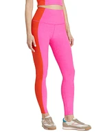 Vitality Colorblocked High-Waisted Midi Leggings