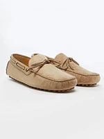 Suede Driving Loafers