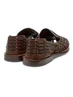 Woven Leather Sandals