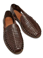 Woven Leather Sandals