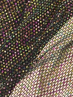 Embellished Fishnet Gown