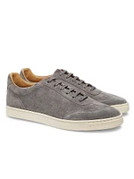 Suede Lace-Up Sneakers