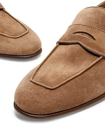 Suede Penny Loafers