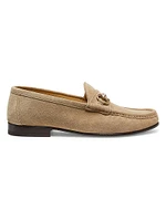 Suede Link Loafers