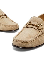 Suede Link Loafers