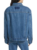 Wonderland Crystal Denim Trucker Jacket