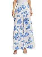 Nightflower High-Rise Wide-Leg Pants