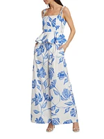 Nightflower High-Rise Wide-Leg Pants