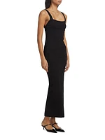 Cut-Out Ponte Maxi Dress