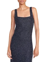 Le Sable Beaded Midi-Dress