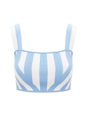 Zola Stripe Crop Top