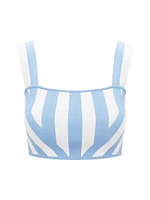 Zola Stripe Crop Top