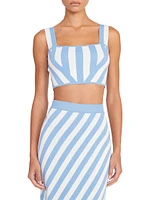 Zola Stripe Crop Top