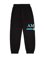 Little Girl's & Logo Gradient Bar Joggers