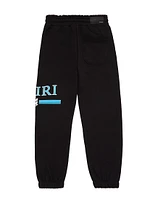 Little Girl's & Logo Gradient Bar Joggers