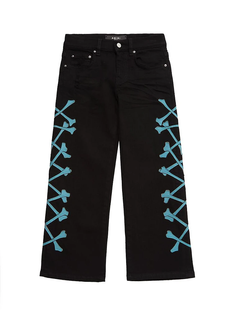 Little Kid's & Bones Straight Jeans