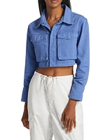 On The Water Monica Cropped Denim Jacket