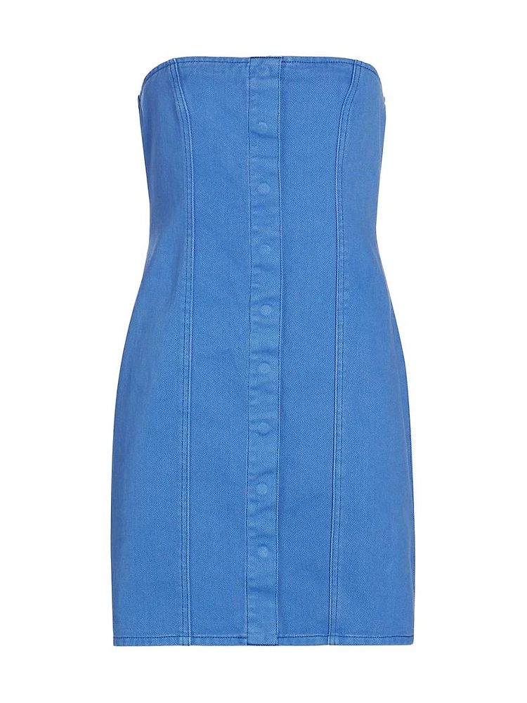 On The Water Monica Denim Minidress