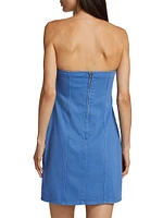 On The Water Monica Denim Minidress