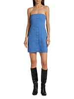 On The Water Monica Denim Minidress