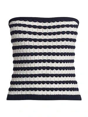 Parker Striped Knit Tube Top