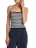 Parker Striped Knit Tube Top