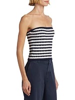 Parker Striped Knit Tube Top